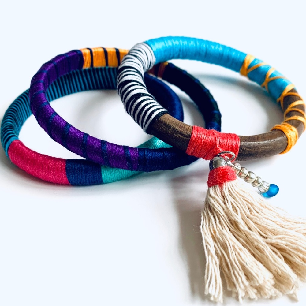 STIX+STONZ Wrapped Bangle - Handmade - Picture 7 of 8
